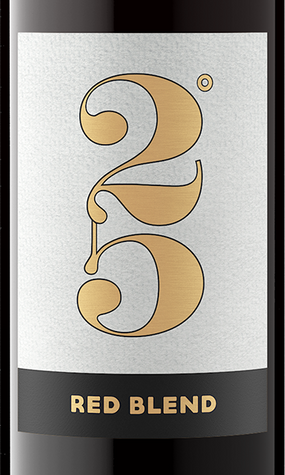 25 Degrees 2020 Red Blend Maule Valley DO, Chile