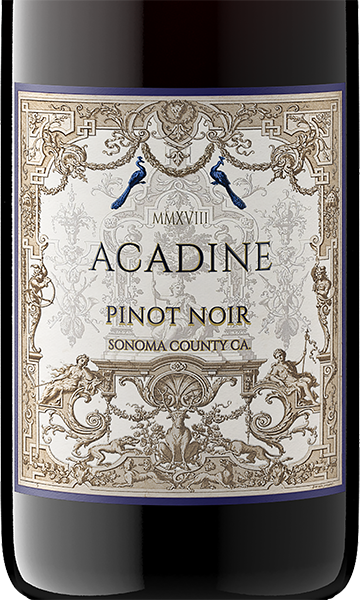 Acadine 2018 Pinot Noir Sonoma County, California 