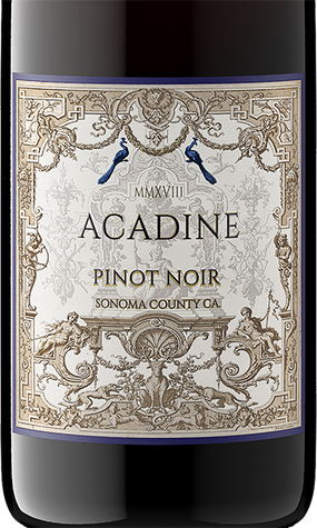 Acadine 2018 Pinot Noir Sonoma County, California 