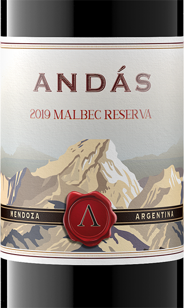 Andás 2019 Malbec Reserva Mendoza, Argentina