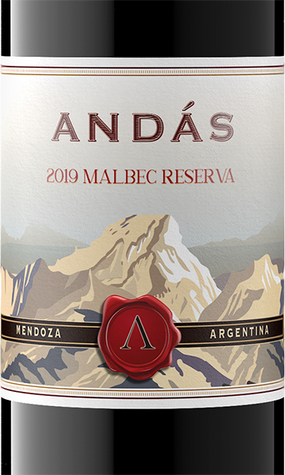 Andás 2019 Malbec Reserva Mendoza, Argentina