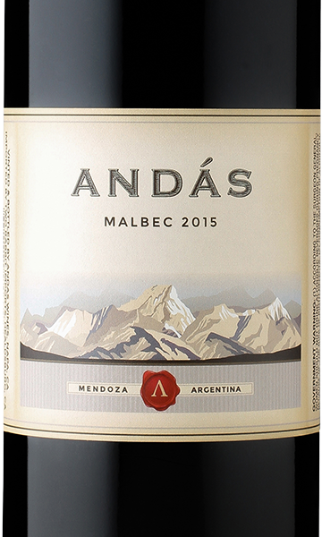 Andás 2015 Malbec Reserva Mendoza, Argentina