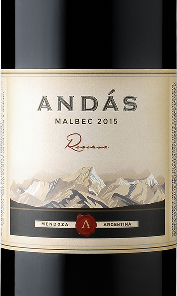 Andás 2015 Malbec Reserva Mendoza, Argentina