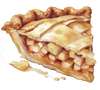 A figure representing the Apple Pie tasting note.