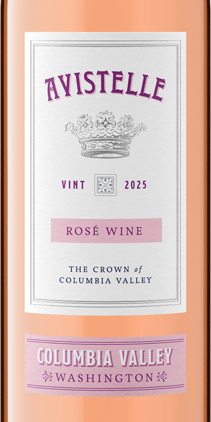 Avistelle Rose Front Label