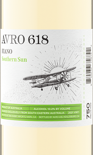 Avro 618 2021 Southern Sun Fiano South Eastern Australia