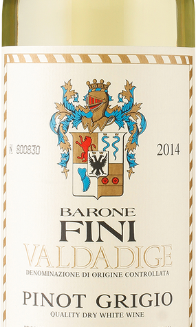 Barone Fini 2014 Pinot Grigio Trentino-Valdadige DOC Italy