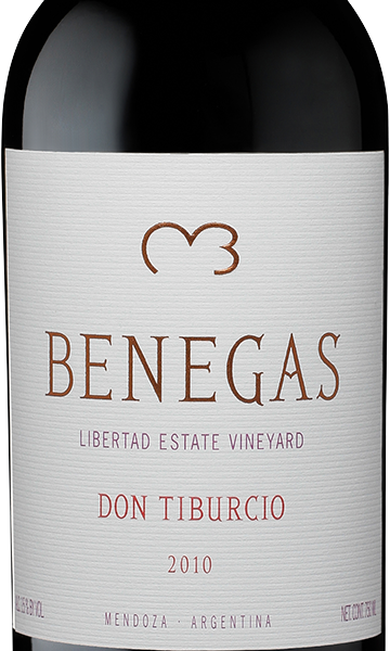 Benegas 2010 Don Tiburcio Estate Red Wine Mendoza Argentina