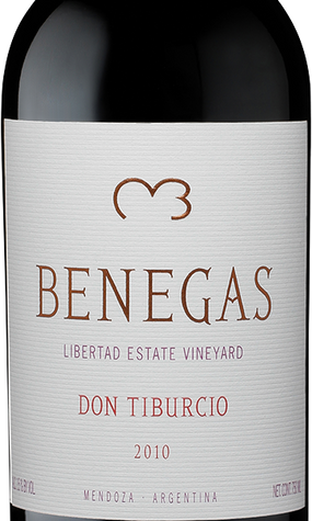 Benegas 2010 Don Tiburcio Estate Red Wine Mendoza Argentina