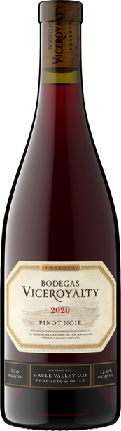 Bodegas Viceroyalty 2020 Pinot Noir Maule Valley DO, Chile