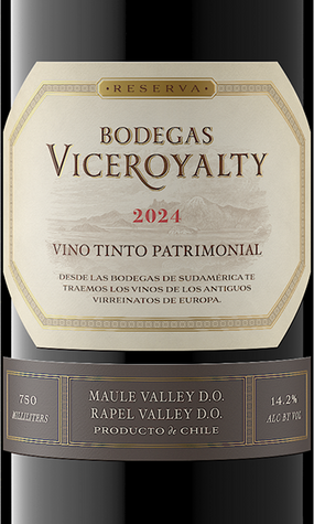 Bodegas Viceroyalty 2024 Vino Tinto Patrimonial, Chile