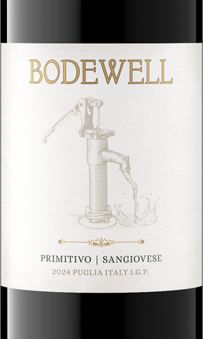 Bodewell 2024 Primitivo - Sangiovese Puglia IGT Label