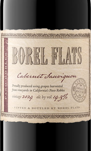 Borel Flats Cab Sauv Label