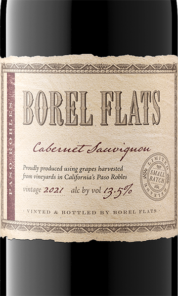 Borel Flats 2021 Cabernet Sauvignon Paso Robles, California