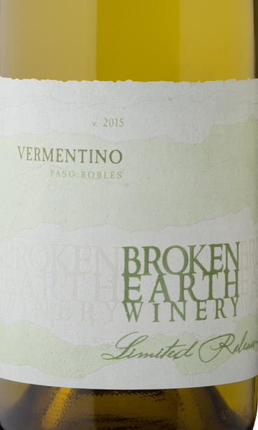 Broken Earth Winery 2016 Vermentino Paso Robles, California