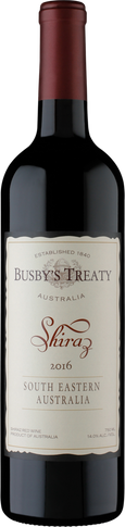 Busby's Treaty 2016 Shiraz South Eastern Australia Australia
