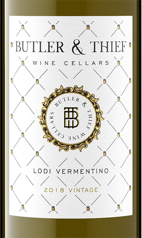 Butler and Thief 2018 Vermentino Lodi, California