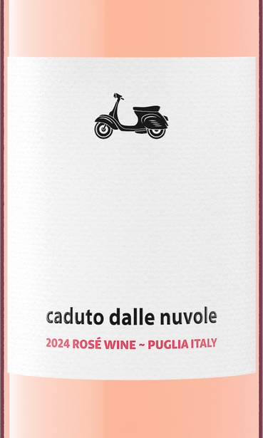 Caduto dalle Nuvole 2024 Rosé Wine Front Label