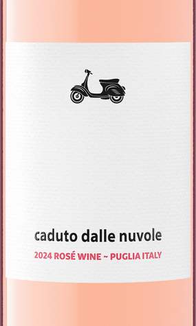 Caduto dalle Nuvole 2024 Rosé Wine Front Label