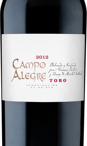 Campo Alegre 2012 Toro Castilla y Leon Spain