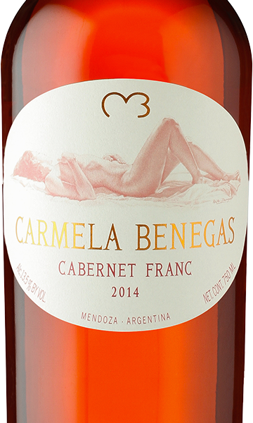 Carmela Benegas 2014 Cabernet Franc Rosé Mendoza Argentina