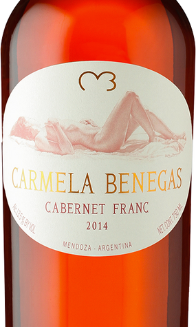Carmela Benegas 2014 Cabernet Franc Rosé Mendoza Argentina