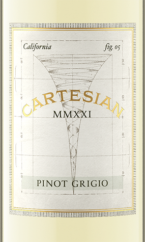 Cartesian 2021 Pinot Grigio, California