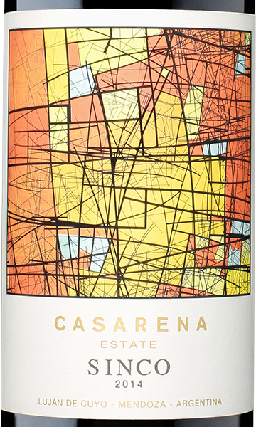 Casarena 2014 Estate Sinco Red Blend Lujan de Cuyo Mendoza Argentina