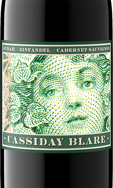 Cassiday Blare 2018 65% Syrah–32% Zinfandel–3% Cabernet Sauvignon California