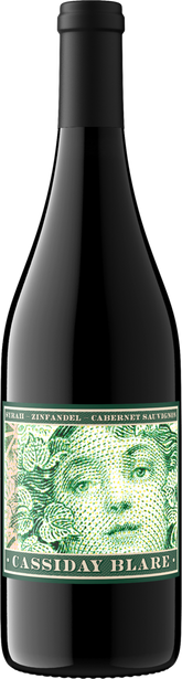 Cassiday Blare 2018 65% Syrah–32% Zinfandel–3% Cabernet Sauvignon California