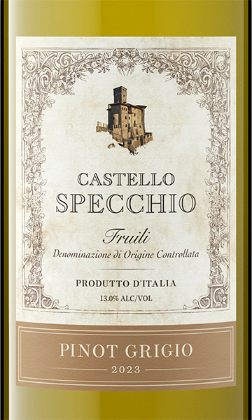 Castello Specchio 2023 Pinot Grigio DOC Fruili, Italy