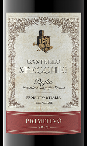Castello Specchio 2023 Primitivo Puglia IGP, Italy