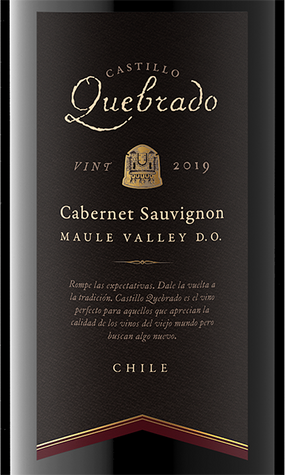 Castillo Quebrado 2019 Cabernet Sauvignon Maule Valley DO, Chile