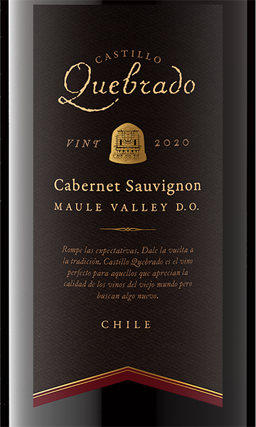 Castillo Quebrado 2020 Cabernet Sauvignon Maule Valley DO, Chile