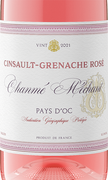 Chanmé Méchant 2021 Cinsault – Grenache Rosé Pays d'Oc IGP, France
