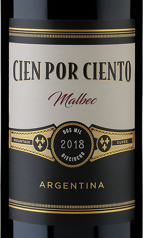 Cien por Ciento 2018 Malbec Argentina