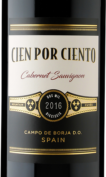 Cien por Ciento 2016 Cabernet Sauvignon Campo De Borja DO Spain
