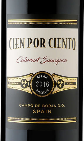 Cien por Ciento 2016 Cabernet Sauvignon Campo De Borja DO Spain