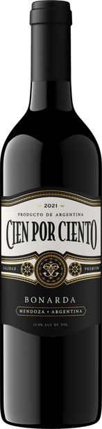 Cien por Ciento 2021 Bonarda Mendoza, Argentina