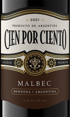 Cien por Ciento 2021 Malbec Mendoza, Argentina