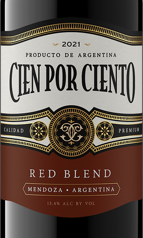 Cien por Ciento 2021 Red Blend Mendoza, Argentina