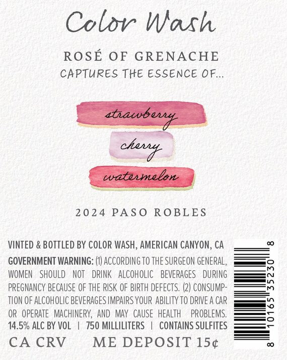Buy Color Wash 2024 Rosé of Grenache – Firstleaf