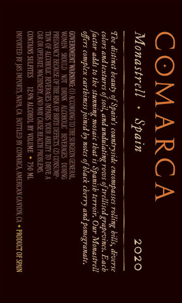 Comarca 2020 Monastrell, Spain