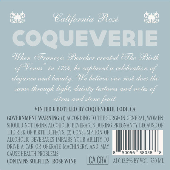Coqueverie 2022 Rosé, California
