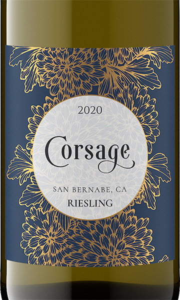 Corsage 2020 Sweet Aromatic Riesling San Bernabe, California