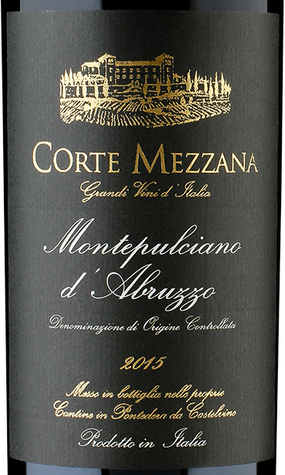 Corte Mezzana 2015 Montepulciano d'Abruzzo DOCG Italy