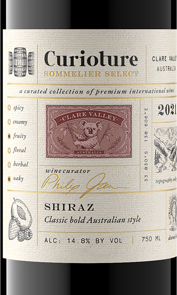 Curioture 2021 Shiraz Clare Valley, Australia