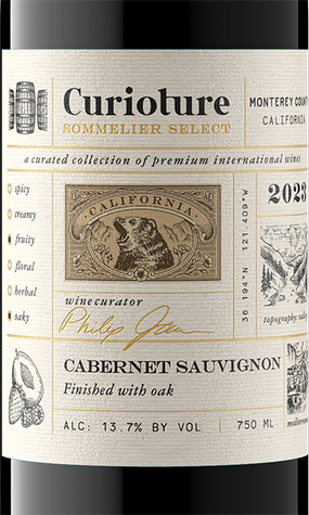 Curioture 2023 Cabernet Sauvignon Monterey County, California