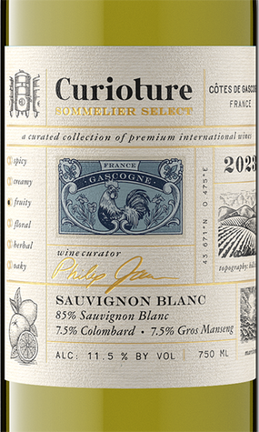 Curioture 2023 Sauvignon Blanc Côtes De Gascogne IGP, France