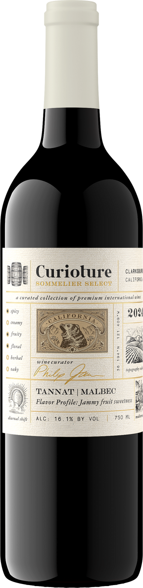 Product image for Curioture 2024 Red Blend (50% Tannat / 50% Malbec) Clarksburg, California